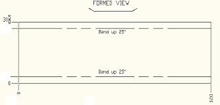 28180 REPAIR SECTION INCLINE 30 IN.